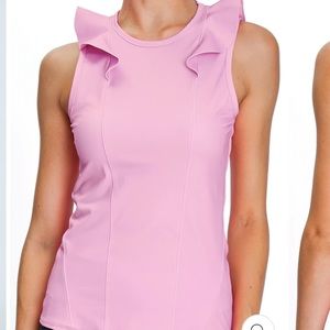Bubblegum ruffle top by Urban Savage